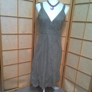 GAP Sage Green Midi Dress